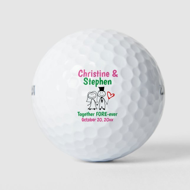 Balles De Golf Les Deux-Jumeaux (Devant)