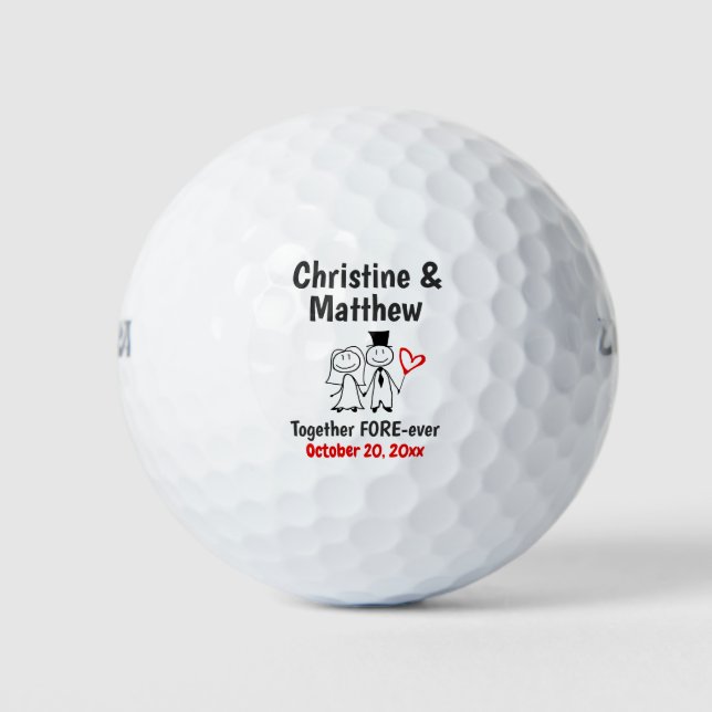 Balles De Golf Les Deux-Jumeaux (Devant)
