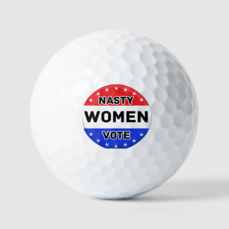 Balles De Golf Les Femmes Nasty votent | Femmes puissance cadeau