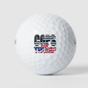 Balles De Golf Les flics contre Trump