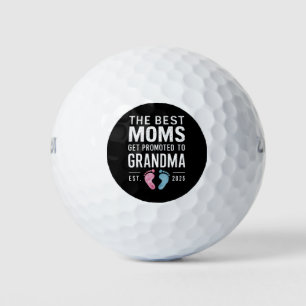 Balles De Golf Les Meilleures Mamans Sont Promues Grand-Mère Ét 2