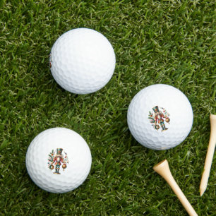 Balles De Golf Les noix de Noël festives