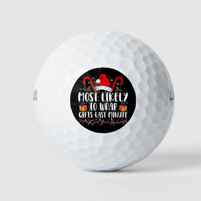 Balles De Golf Les Plus Susceptibles D'Envelopper Des Cadeaux Der (Devant)