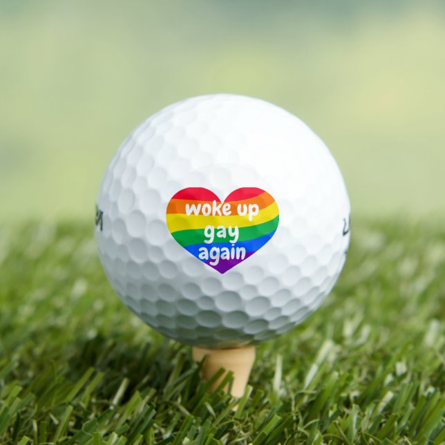 Balles De Golf LGBTQ réveille Gay (T-shirt Insitu)