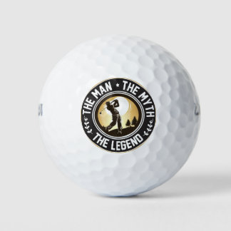 Balles De Golf L'Homme Le Mythe La Légende Golf Balls