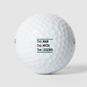 Balles De Golf L'Homme Le Mythe La Personnaliser Légende Personna