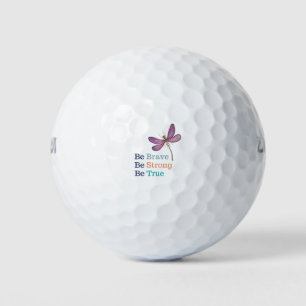 Balles De Golf Libellule courageuse forte vraie