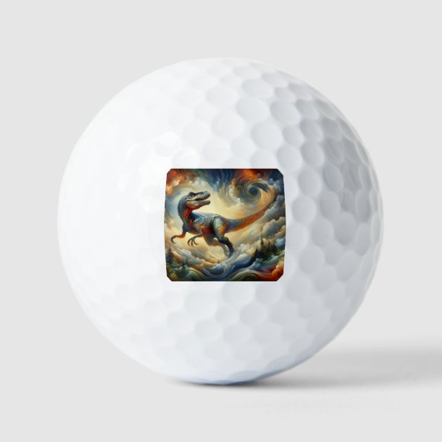 Balles De Golf 🦕 Libérez votre artiste intérieur avec le thème D (Recto)