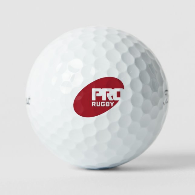 Balles De Golf Ligue Pro de rugby (Recto)