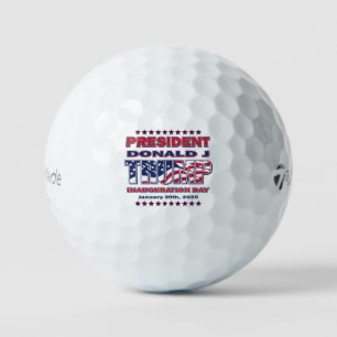 Balles De Golf L'investiture du président Trump en 2025