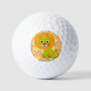 Balles De Golf Lion bébé mignon partout sur Vintage Imprimer Moti