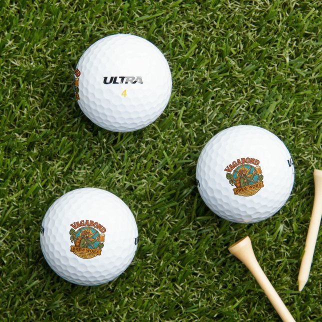 Balles de Golf Logo (Herbe in situ)
