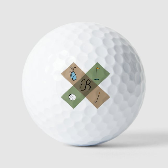 Balles De Golf Logo de golf personnalisé (Recto)