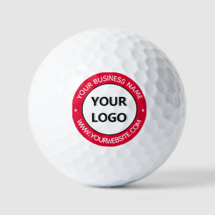 Balles De Golf Logo de l'entreprise personnalisée et timbres text