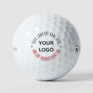 Balles De Golf Logo de l'entreprise personnalisée et timbres text