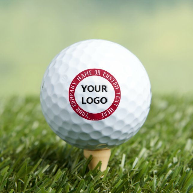 Balles De Golf Logo de l'entreprise personnalisée Texte Boules de (T-shirt Insitu)