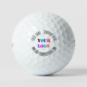 Balles De Golf Logo d'entreprise personnalisé et timbres texte Bo