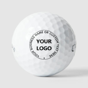 Balles De Golf Logo d'entreprise personnalisé Texte Boules de gol
