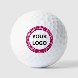 Balles De Golf Logo d'entreprise personnalisé Texte Promo Boules