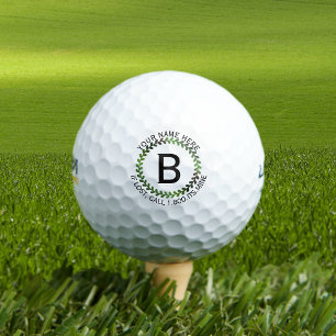 Balles De Golf Logo en métal vert Conception du logo ・ Personnali