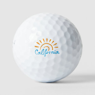 Balles De Golf Logo ensoleillé de la Californie