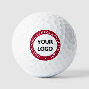 Balles De Golf Logo et texte personnalisés Boules de golf Timbre