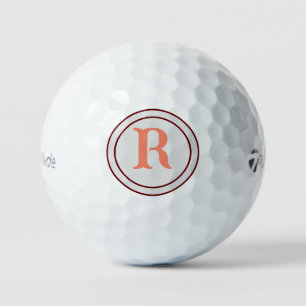 Balles De Golf Logo personnalisé de votre entreprise monogramme d