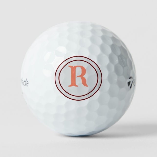 Balles De Golf Logo personnalisé de votre entreprise monogramme d (Recto)