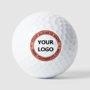Balles De Golf Logo personnalisé et texte Boules de golf Timbre C