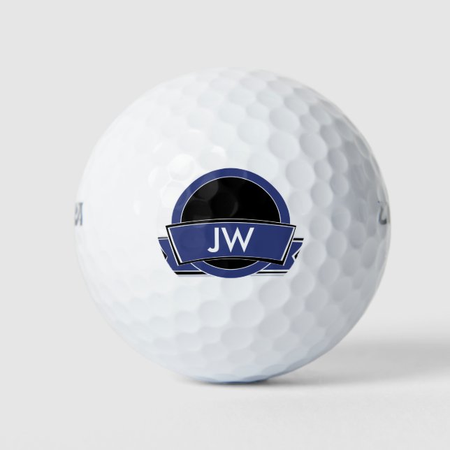 Balles De Golf Logo personnalisé Monogramme (Devant)