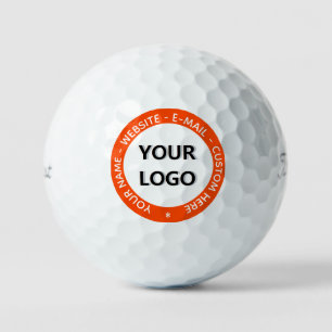 Balles De Golf Logo personnalisé Texte Timbres Golf Balls Modèle