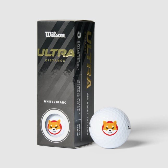 Balles De Golf Logo Shiba Golf Balls (Emballage)