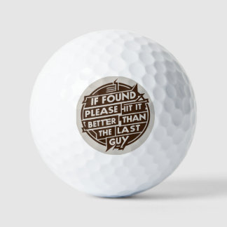 Balles De Golf Lost Balls dit - Expressions stupides et amusantes