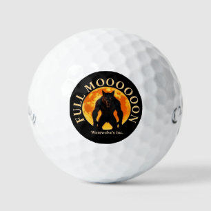 BALLES DE GOLF LOUP-GAROU PLEINE LUNE