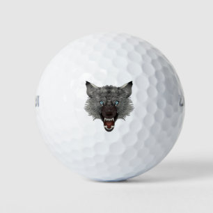 Balles De Golf loup noir