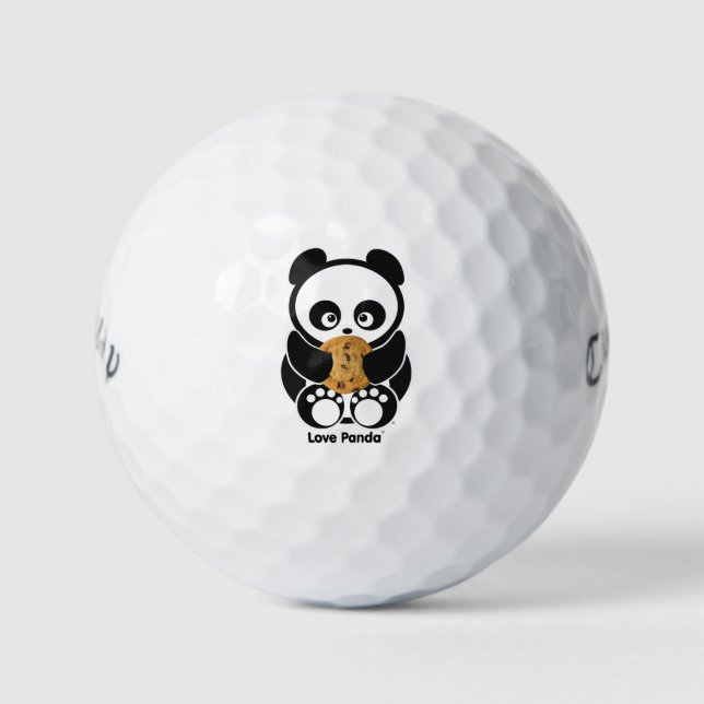 Balles De Golf Love Panda® (Devant)