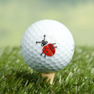 Balles De Golf Lovely Ladybug Boules de golf