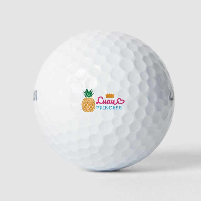 Balles De Golf Luau Princess (Devant)
