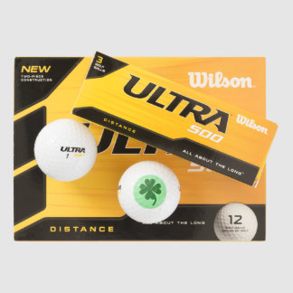 Balles De Golf Lucky Charm Shamrock Golf Ball Designs par Janz