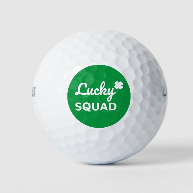 Balles De Golf Lucky Squad St. Patrick's Day (Devant)