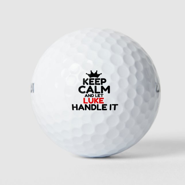 BALLES DE GOLF LUKE (Devant)