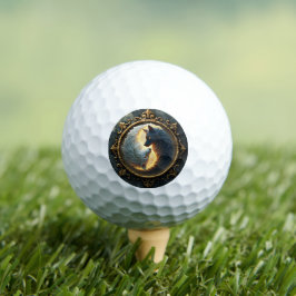 Balles De Golf Lunar Balance – Where Shadows Embrace the Light. 