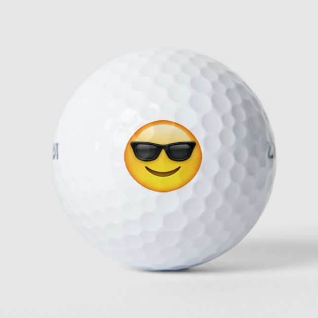 Balles De Golf Lunettes de soleil - Emoji (Devant)