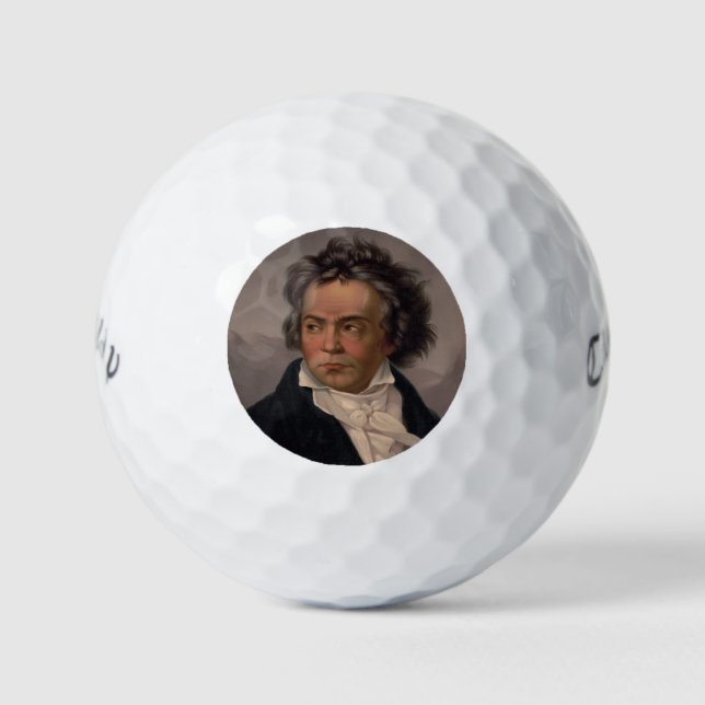 Balles De Golf Maestro Ludwig Beethoven Compositeur de musique sy (Devant)