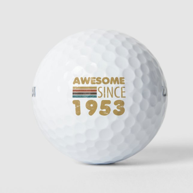 Balles De Golf Magnifique depuis 1953 70e anniversaire (Devant)