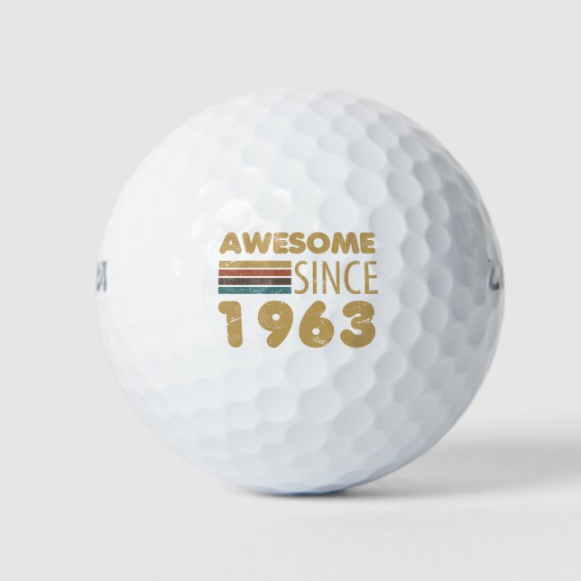 Balles De Golf Magnifique depuis 1963 60e anniversaire (Devant)