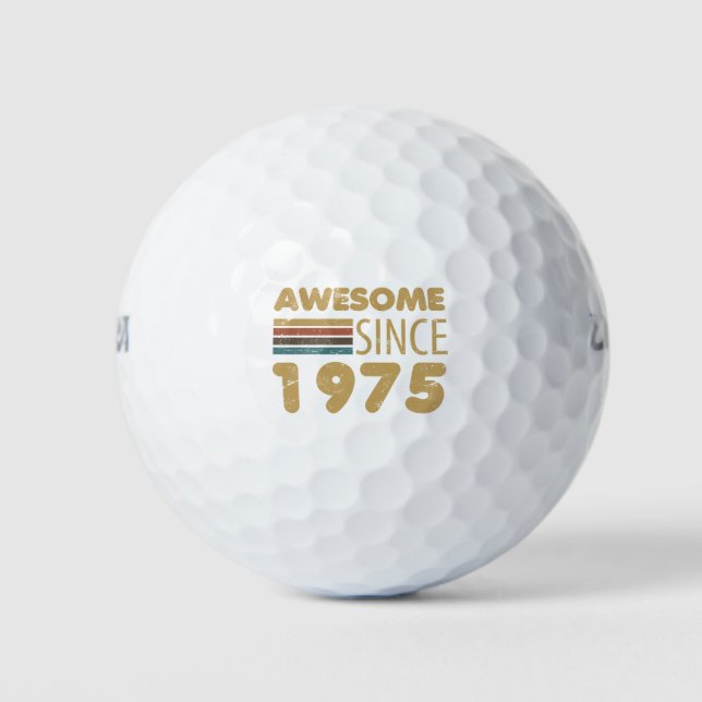 Balles De Golf Magnifique depuis 1975 50e anniversaire (Devant)