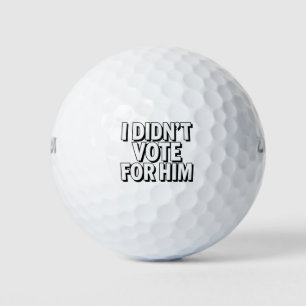 Balles De Golf MAHA Rendre l'Amérique en santé patriotique