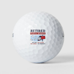 Balles De Golf Mailman Retraite Travailleur Postal Retraité