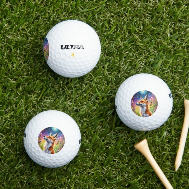 Balles De Golf Majestic Fox (Herbe in situ)